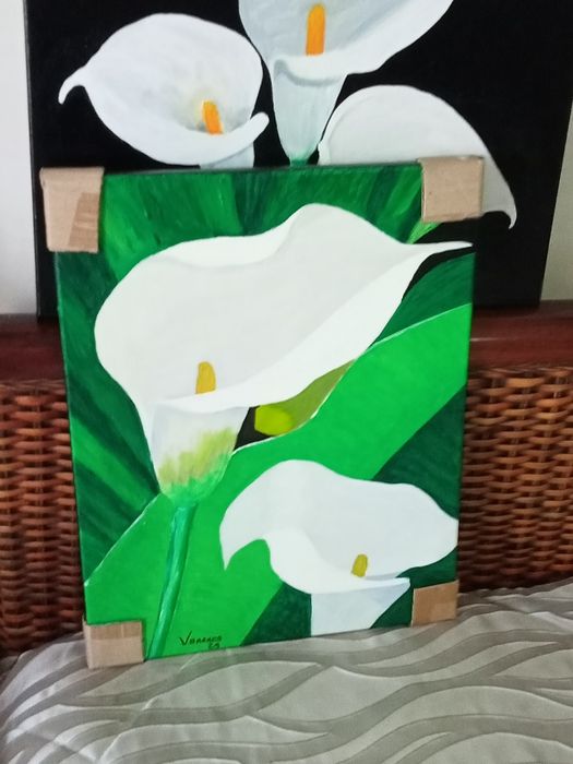Telas em óleo originais