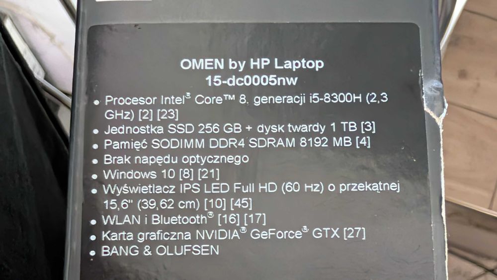 Laptop HP Omen szybki do pracy gier Gniezno