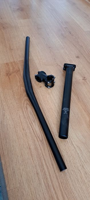 Kierownica sztyca siodełka mostek kierownicy roweru MTB