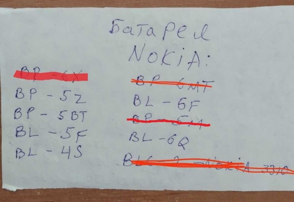 Батареї до телефону Samsung Nokia Sony Ericsson Lg