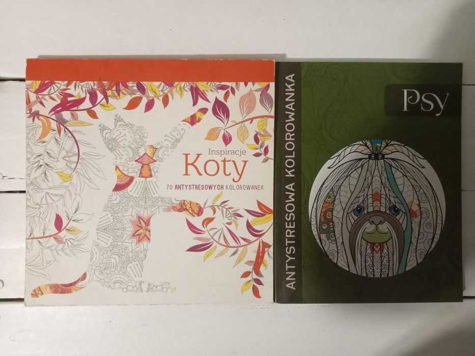 Zestaw 11 książek kolorowanki antystresowe dla dorosłych
