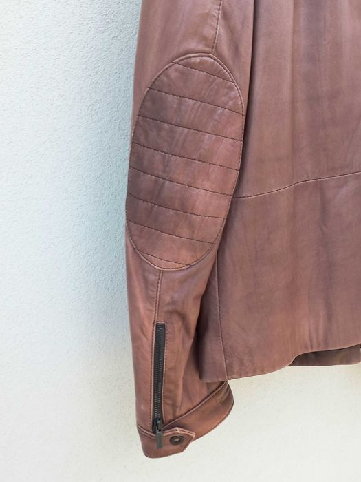 casaco de couro   de  homem de marca lagerfeld