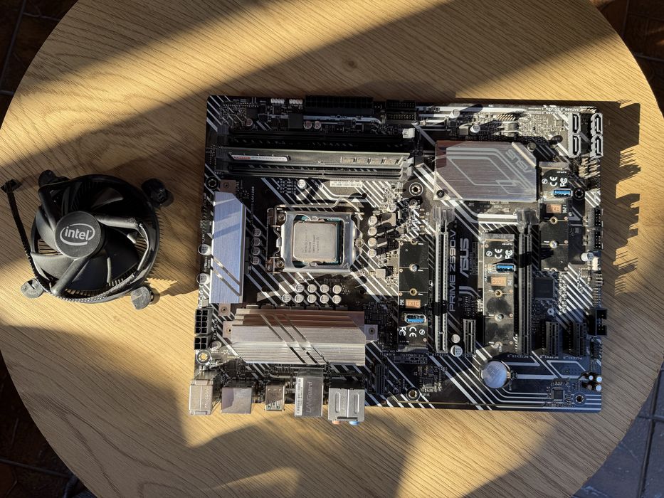Intel Core i5-11400 + ASUS Prime Z590-V + кулер — комплект