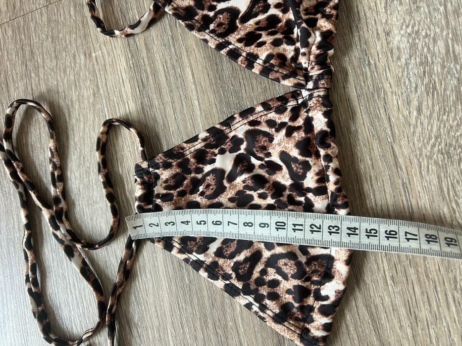 Жіночий леопардовий верх від купальника PrettyLittleThing XS–S