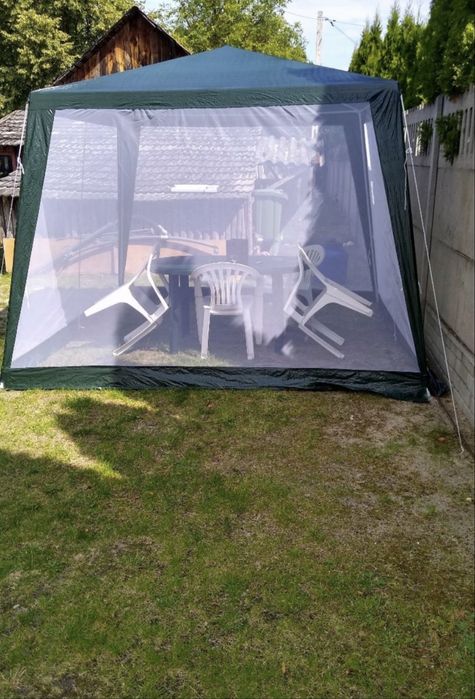 Namiot Ogrodowy Pawilon Altana Moskitera 3x3m Zamek Taras