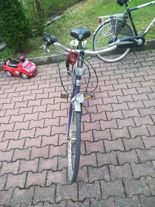 Rower męski z ramą