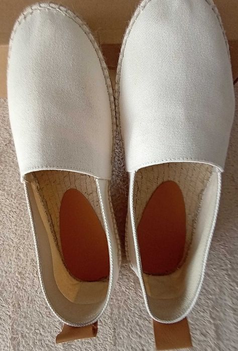 espadryle męskie r.42 białe