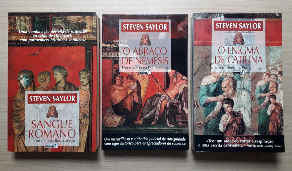 Livros Vários - Steven Saylor, Christian Jacq, Maurice Druon, Steve Berry