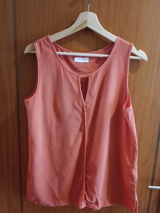 Top/T-Shirt, tamanho M cor salmão