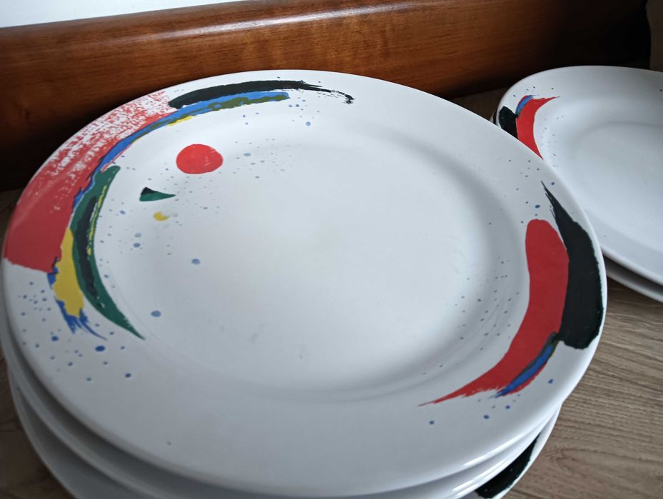 Talerz ceramiczny zestaw 6st obiadowy Tułowice
