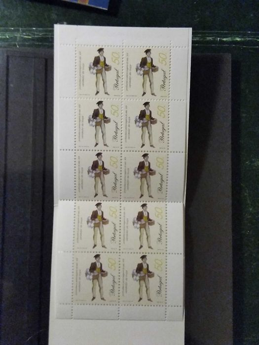 1998 Caderneta Profissões e Personagens Séc XIX MNH **
