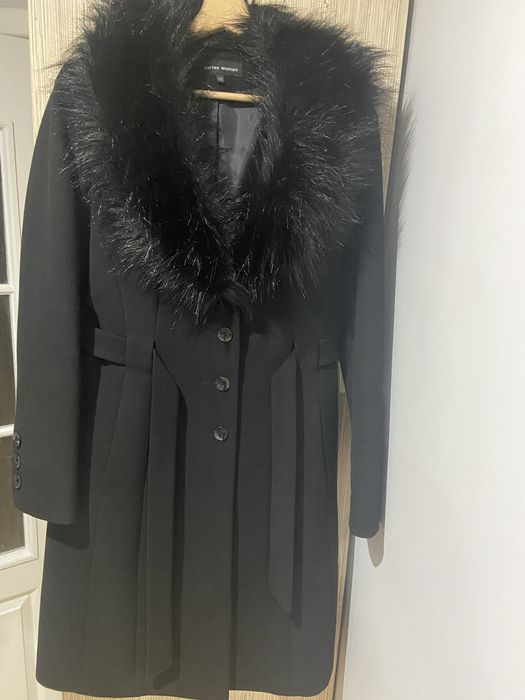 Płaszcz czarny Zartex rozm 38