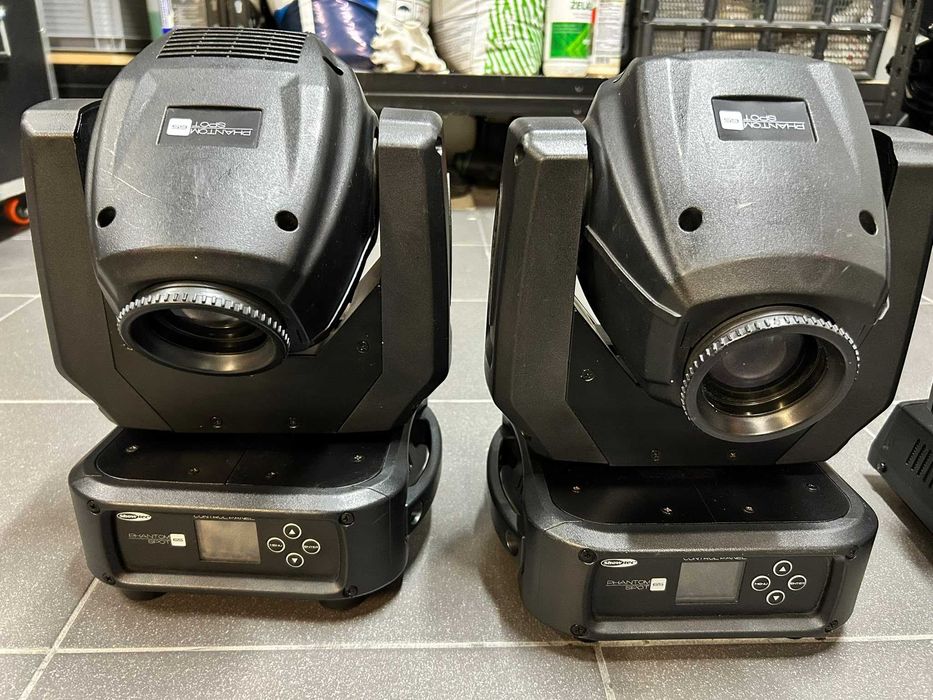 Głowy ruchome Showtec phantom 65 + bezprzewodowy DMX