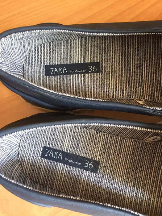 Sapato vela azul como novo rapaz 36 Zara