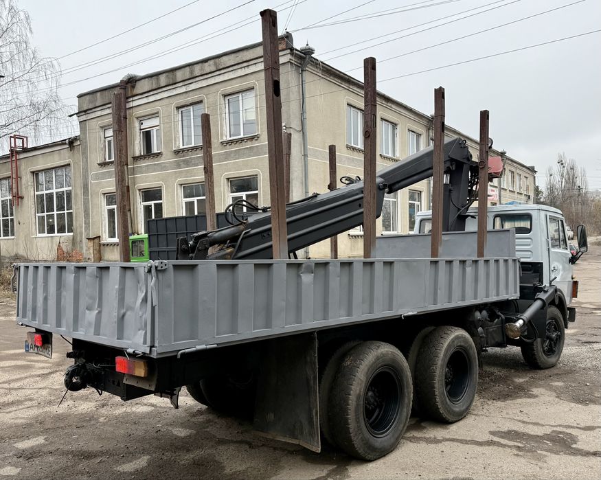 Камаз лісовоз маніпулятор. Робоче авто.