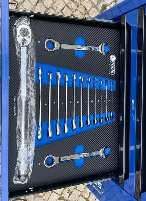 Carrinho de ferramentas 7 gavetas 6 com ferramentas