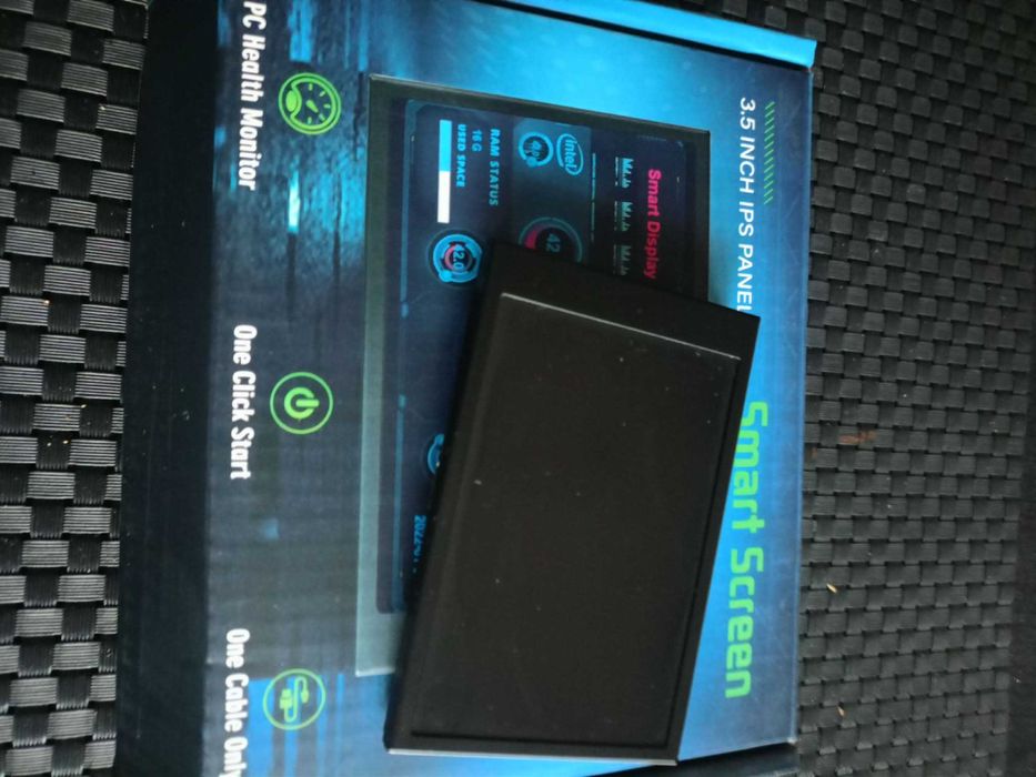 Ekran  dodatkowy wyświetlacz temperatura 3.5 IPS USB C monitor CPU GPU