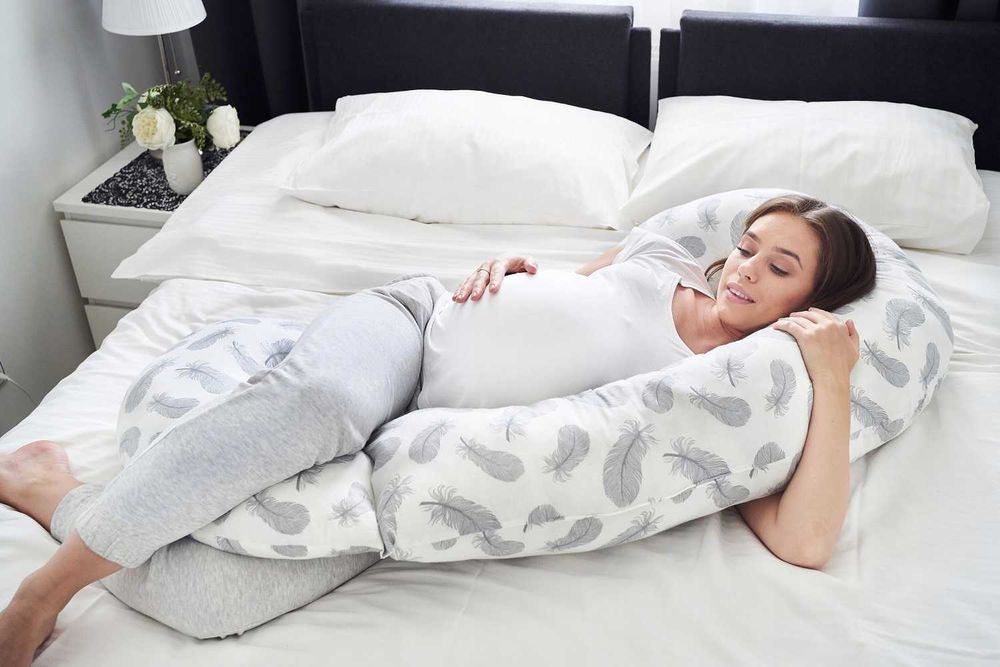 "Poduszka Ciążowa BABYMAM TYP C - 3w1 Wygoda Snu"