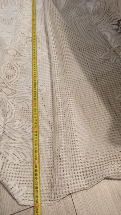 Firanki PRL bialo ecri