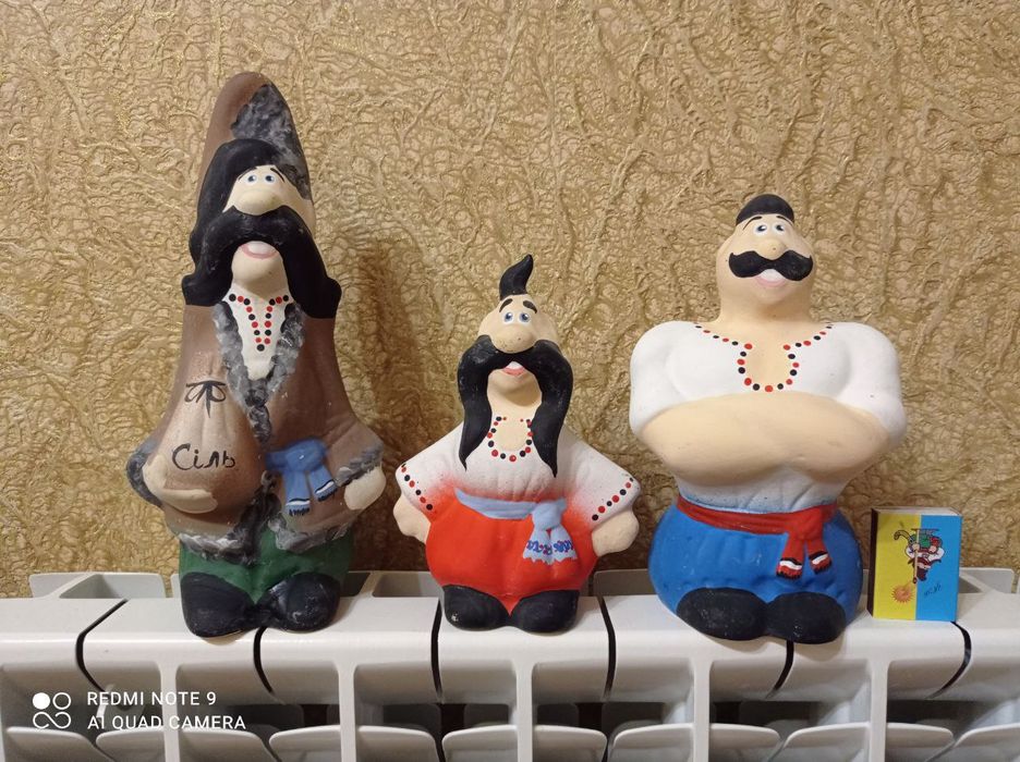 Статуэтки  ," Козаки" Керамика