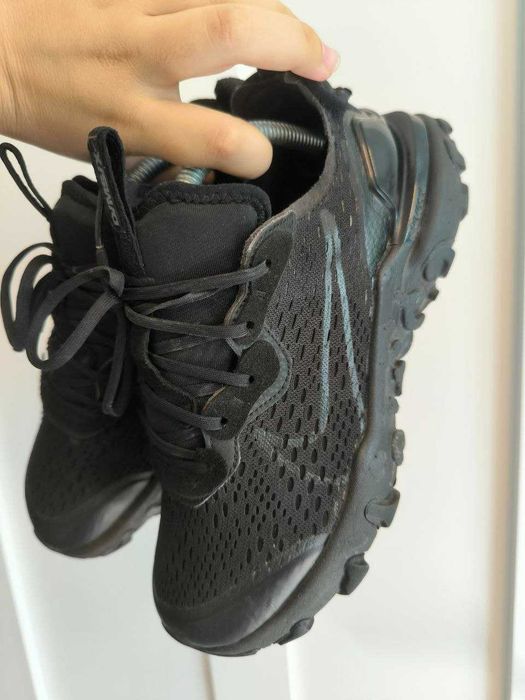Nike React Vision D/MS/X Triple Black кросівки 36,5–37, устілка 23,5 см, чорні масивні Найк Nike React Vision D/MS/X Triple Black кроссовки