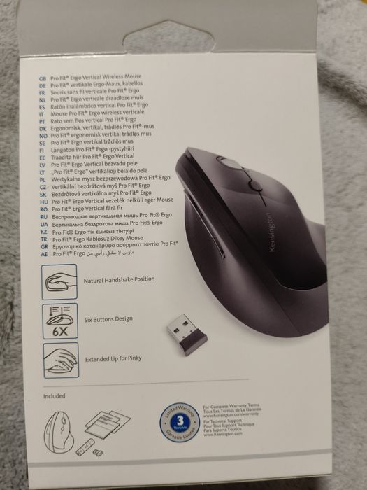 Kensington Pro Fit Ergo Vertical Wireless Mouse
