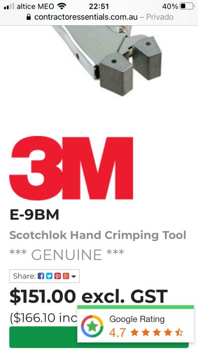 Alicate de crimpagem profissional