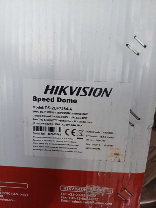 Hikvision Speed Dome IP видеокамера DS-2DF7284-A
