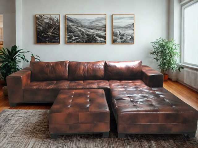 Sprzedam narożnik 210 cm x 290 cm + pufa