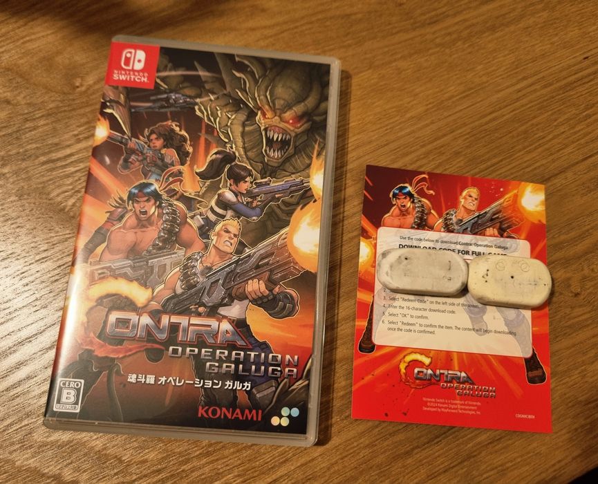 Contra Operation Galuga Nintendo Switch jogo