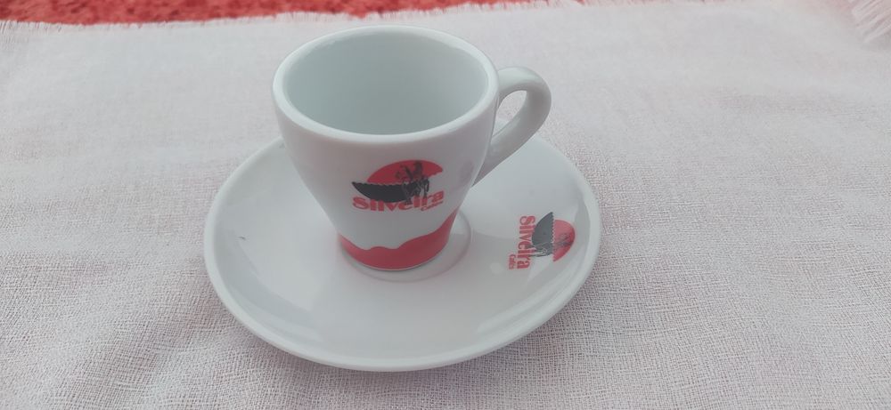 Chavena café com prato - vendido individualmente