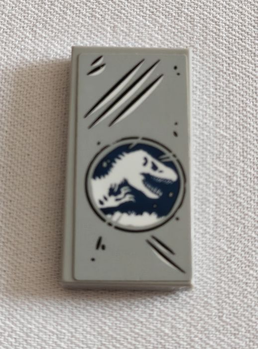 Lego szara płytka 87079pb0892 Jurassic Park (World)