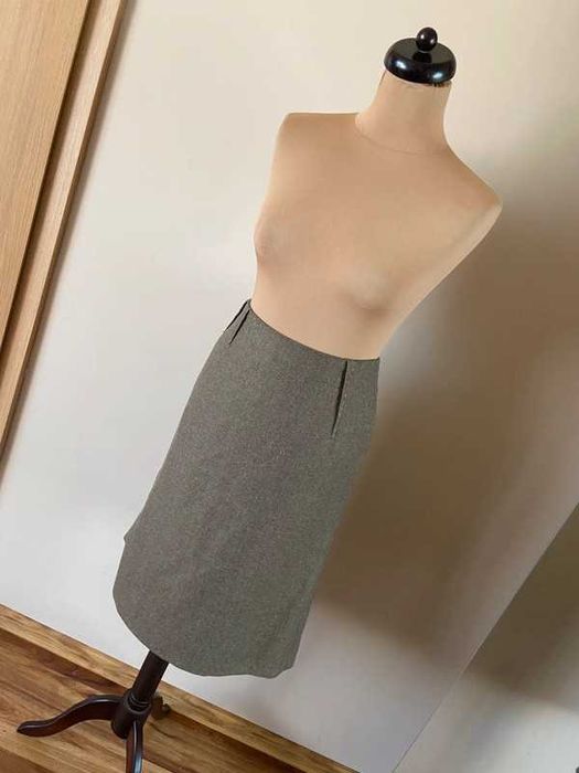 Xxl +size monnari 44 42 braz kawowy bez pastele karmelowa spodnica