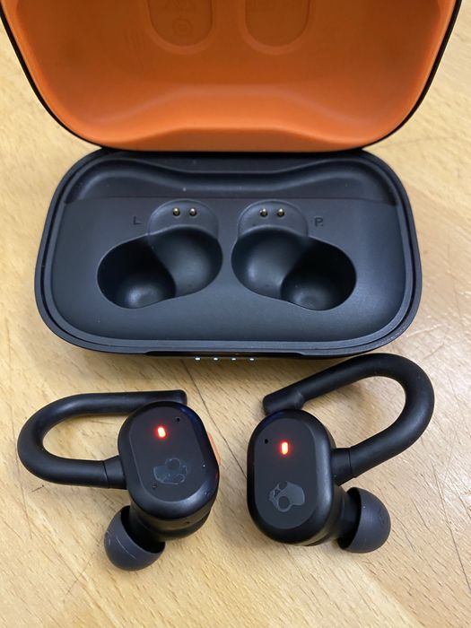 Słuchawki dokanałowe SKULLCANDY Push Active Czarno-pomarańczowy