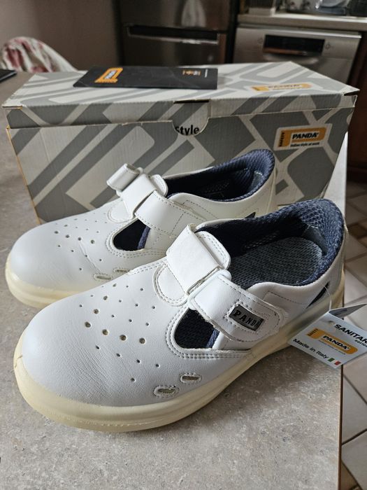 Ochronne sandały ze stalowym podnoskiem Panda