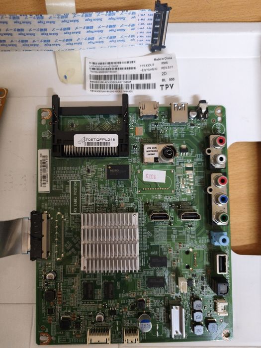 Interface board para TV led 43" LG Samsung 715G7673-M0E-000-005T