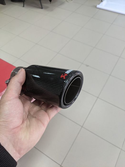 Насадка Akrapovic акрапович выхлоп карбон выхлопная труба  63/114
