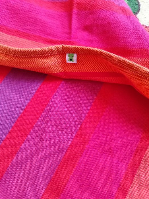 Chusta tkana do noszenia dzieci, Little Frog, 4,6 metra, Rodonit.