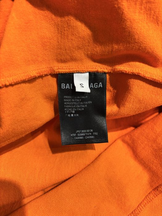 Koszulka Balenciaga pomarańcz S