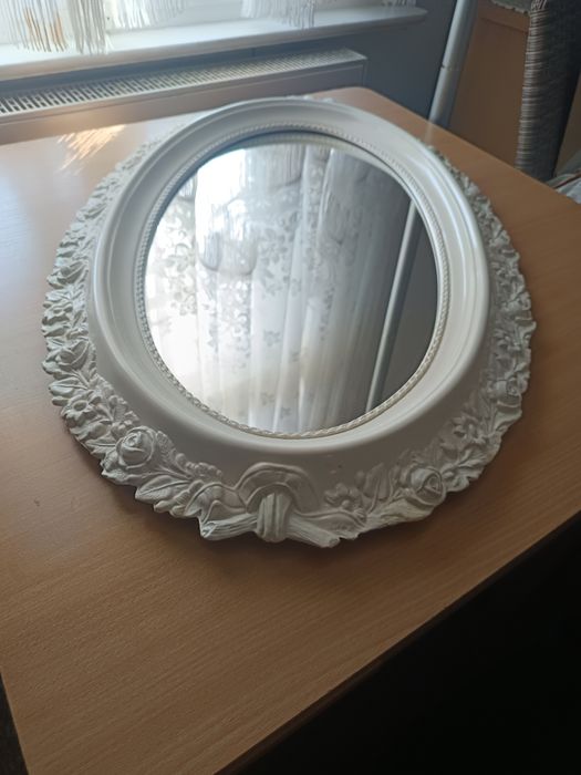 Lustro ceramiczne owalne
