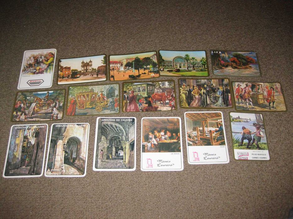 48 Calendários de "Paisagens, Representações e Retratos Antigos"