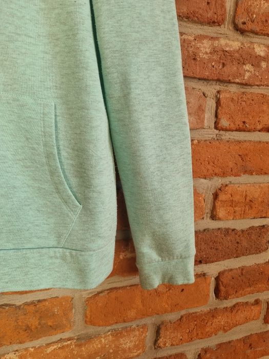 Miętowa melanżowa bluza