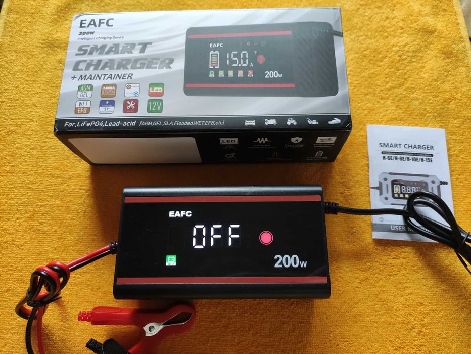 Автомобільний зарядний пристрій 12V 15A