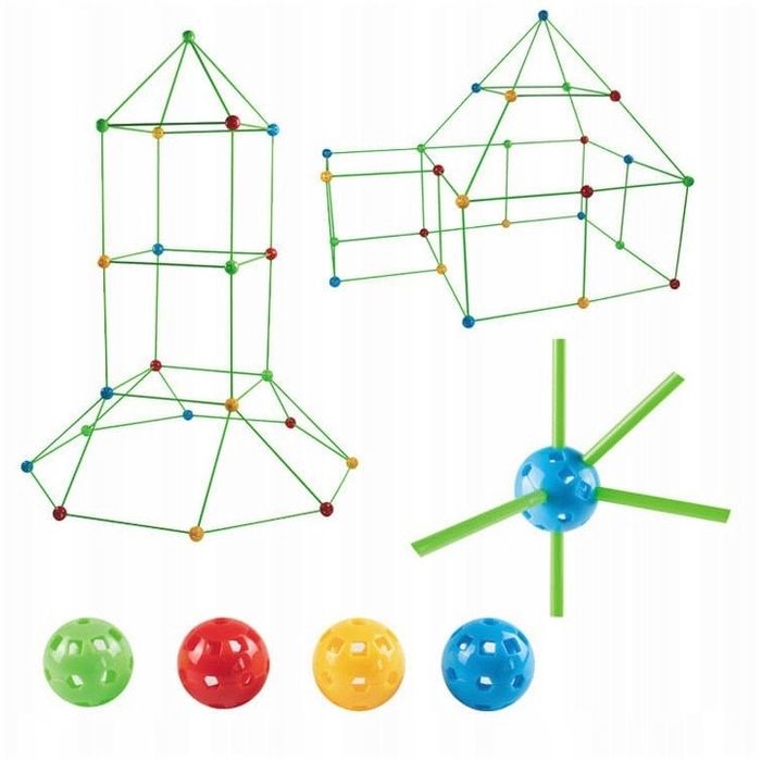 Zestaw Do Budowania Baza Tunel Namiot Klocki 87 El