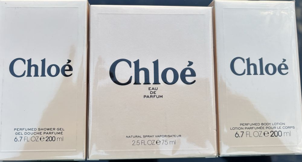 Zestaw kosmetyków chloe 3 częsciowy