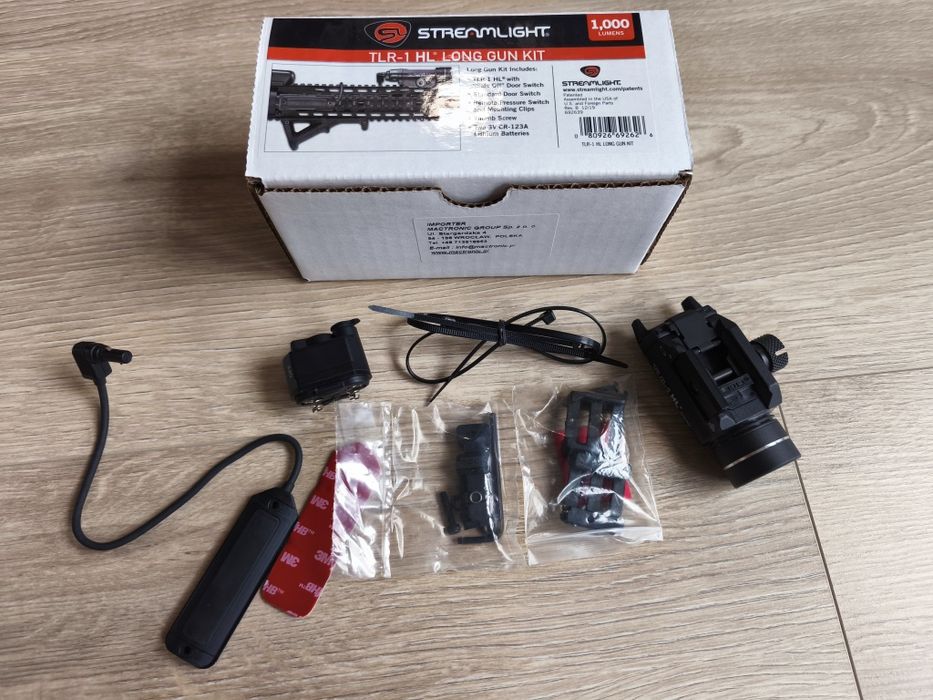 Streamlight TLR-1 HL Long Gun Black, latarka na broń długą, 1000 lm