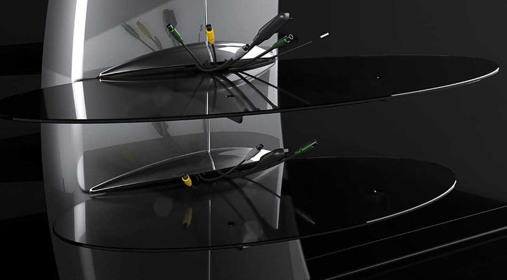 Móvel Tv Meliconi GHOST DESIGN 2000  Black Carbon