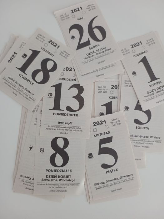 Kartka z kalendarza