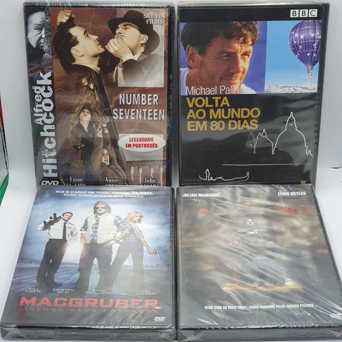 Lote 3/1 - Pack de 18 Filmes Novos e Selados em DVD - Ref. VI