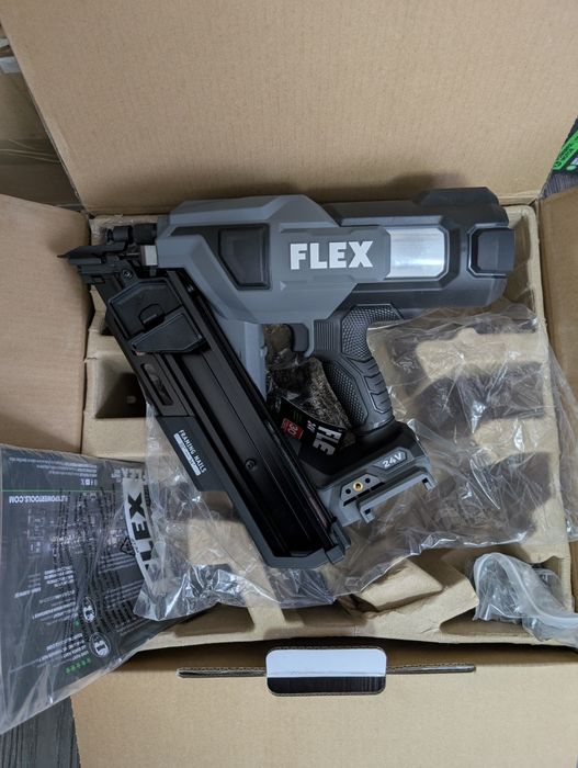 FLEX 24V Cordless 30° Framing Nailer FX4351B Nail Gun цвяхи 50-90мм